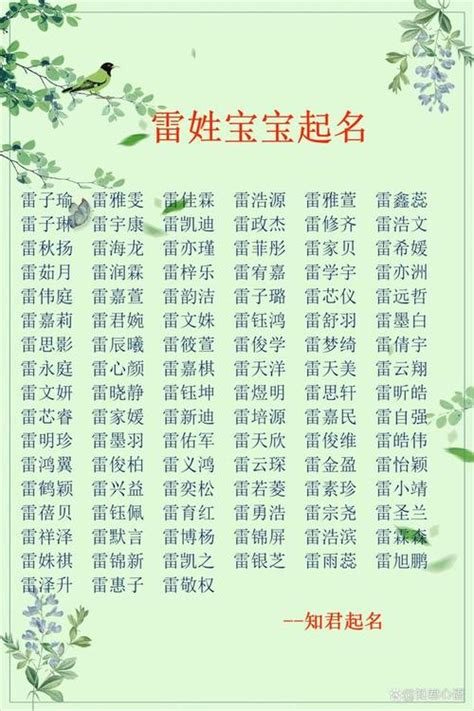 免费起名_雷姓牛宝宝名字大全,第3张